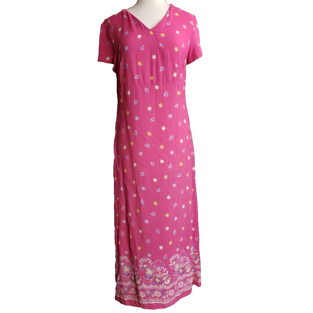 Hannah Andersson Floral Maxi Dress Medium